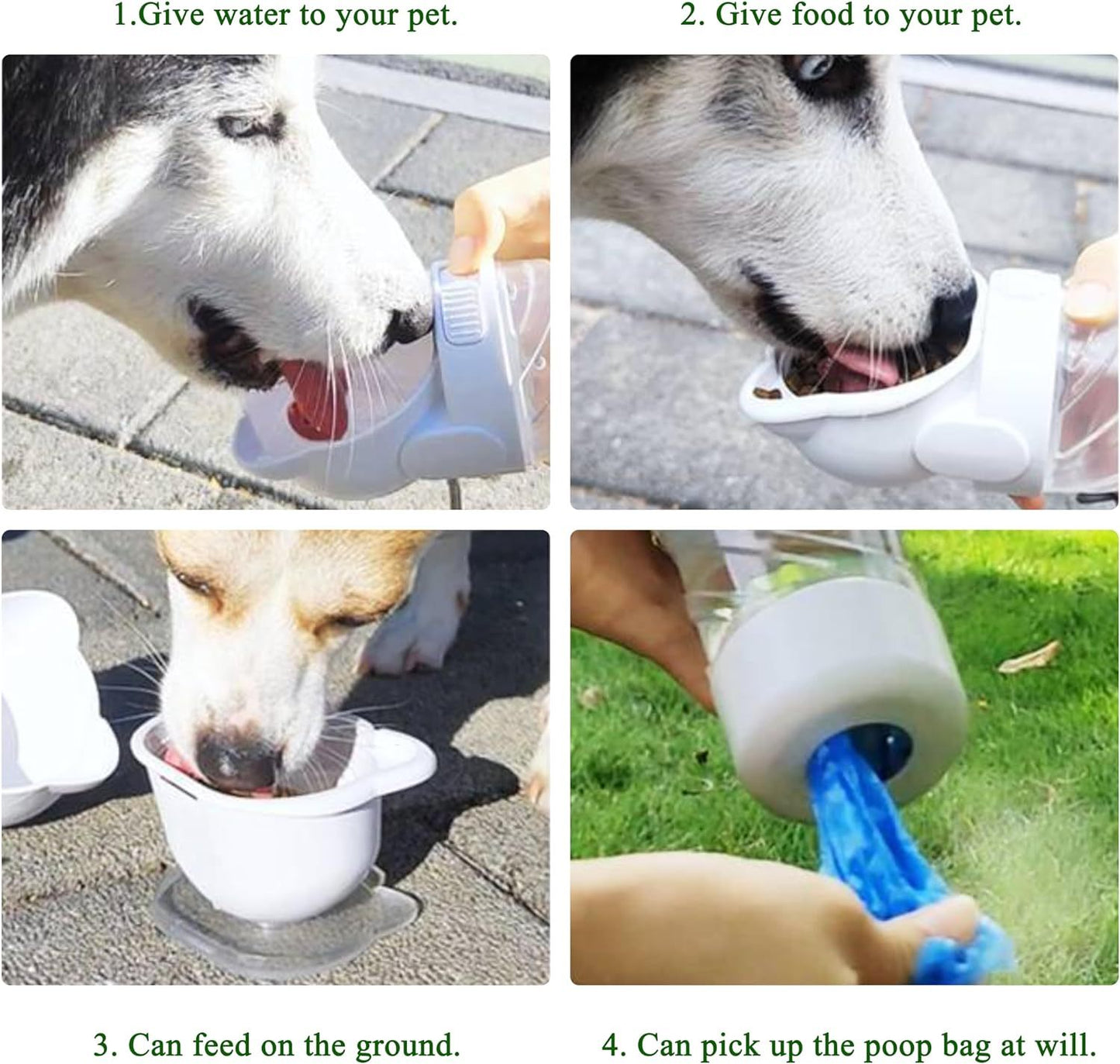 HydroPup™ Pro – 3-in-1 Dog Travel Bottle